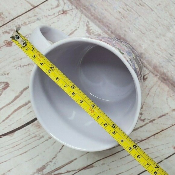 Prima Design Purple Pink Violet Woman Head Floral Decorative Mug - Picture 11 of 12